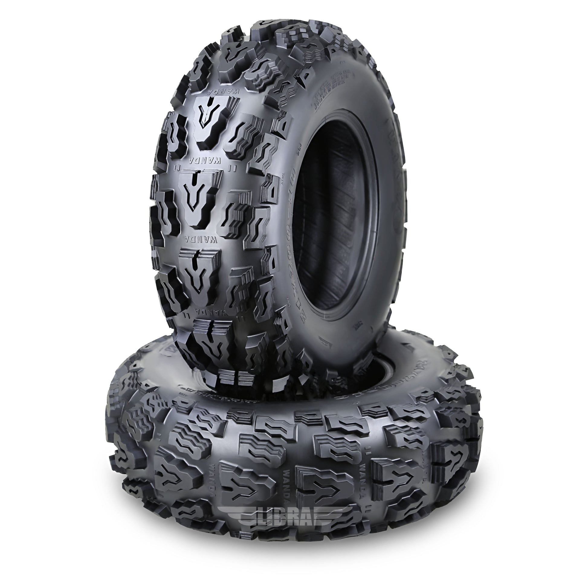 WANDA Sport ATV tires 21x7-10 21x7x10 4PR Deep Tread, Set 2