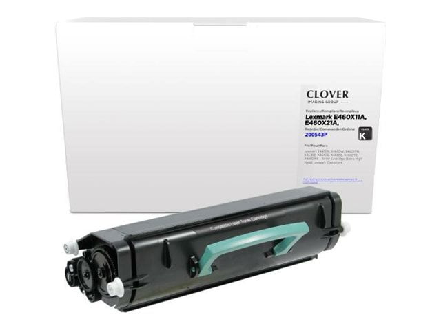 Remanufactured Clover Imaging Extra High Yield Toner Cartridge for Lexmark Compliant E460/E462/X463/X464/X466