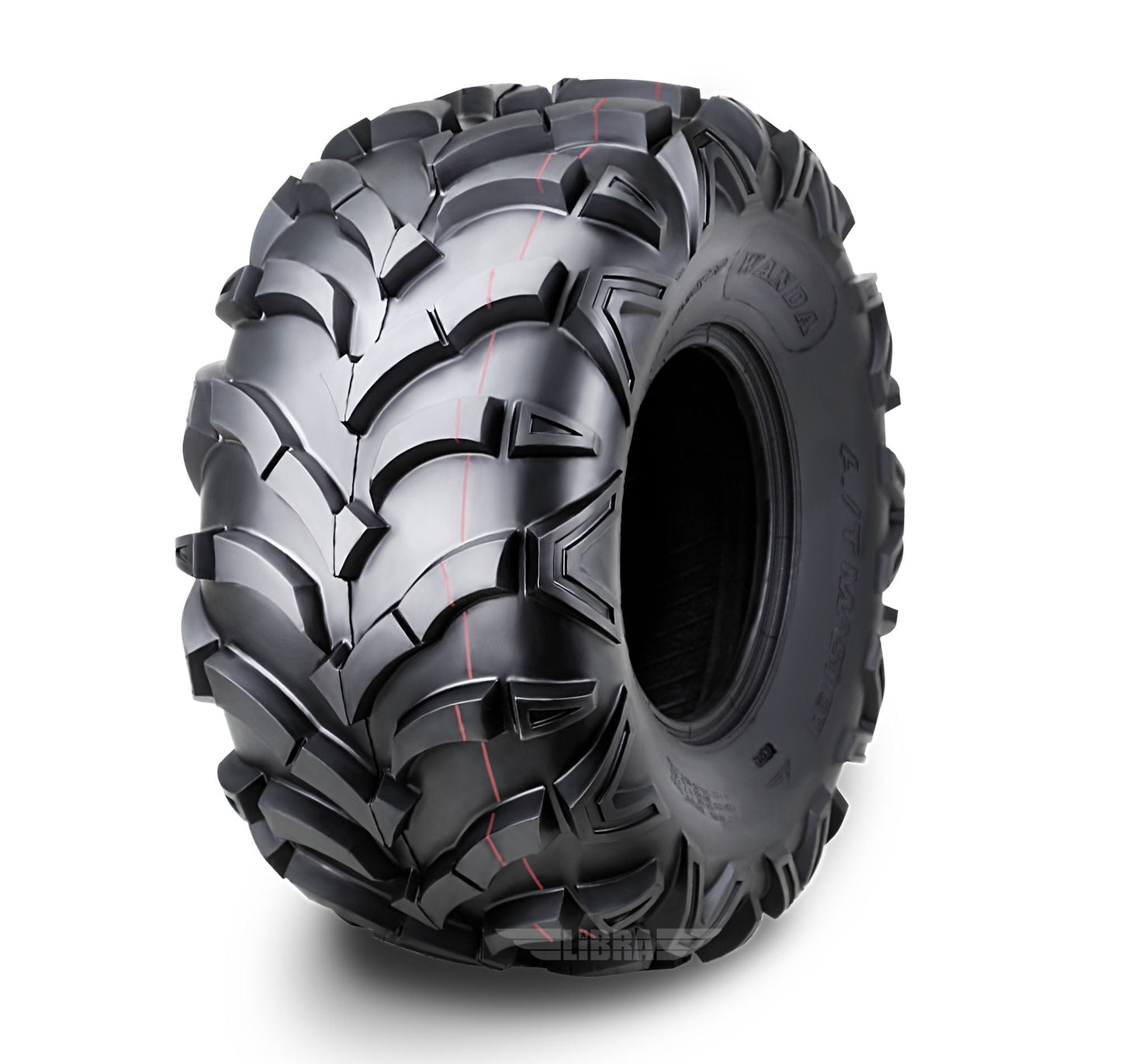 Wanda ATV/UTV Tires 25x12-10 25X12X10 P341 Durable 6PR Deep Tread 10161, Set 1