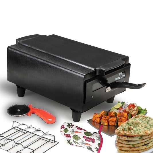Wellberg 16-Inch Electric Tandoor, 2200W | Shock-Proof, Durable, Lightweight | Grilling, Baking, Roasting