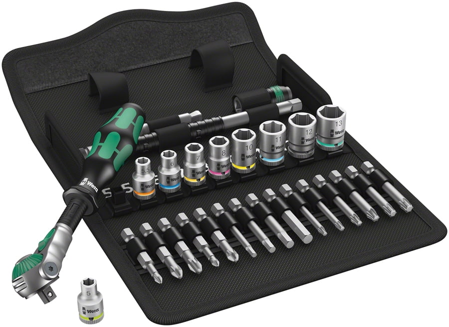 Wera 004016 Zyklop Speed Ratchet 1/4" Drive Metric Set