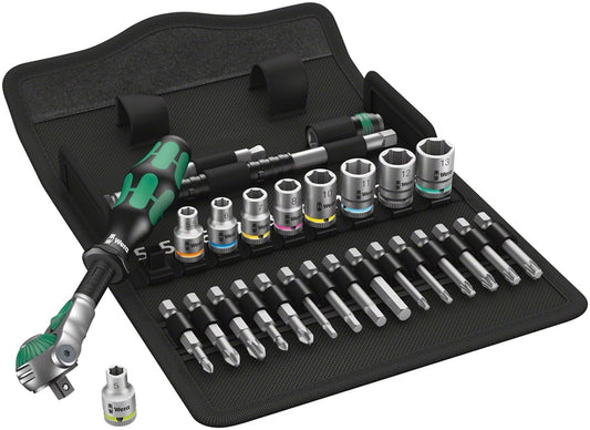 Wera 004016 Zyklop Speed Ratchet 1/4" Drive Metric Set