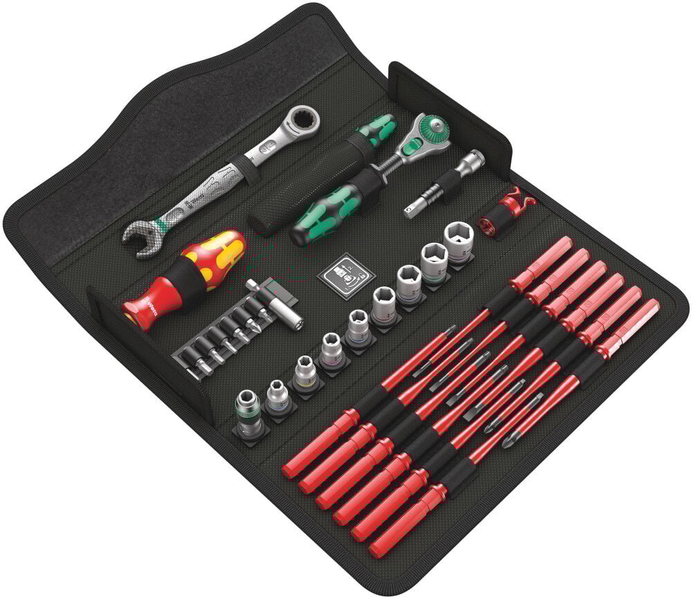 Wera Tools Kraftform Kompakt W Imperial 1 Compact Tool Set 35Pc