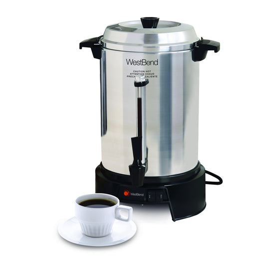 West Bend 55 Cup Commercial Coffee Urn, in Aluminum (13500)