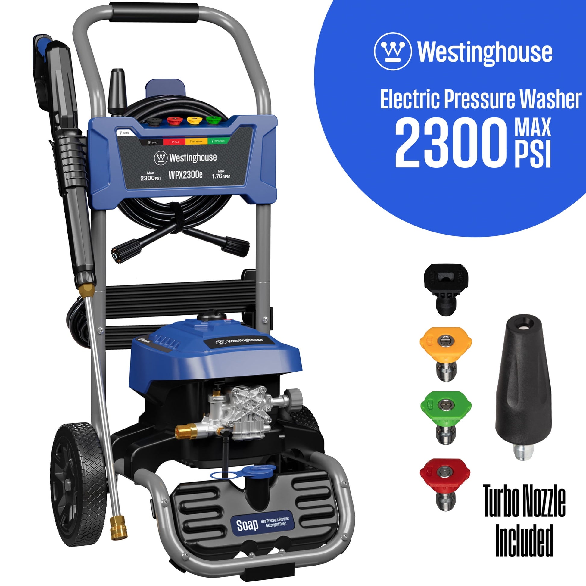 Westinghouse 2300-PSI at 1.76-GPM Electric Powered Pressure Washer