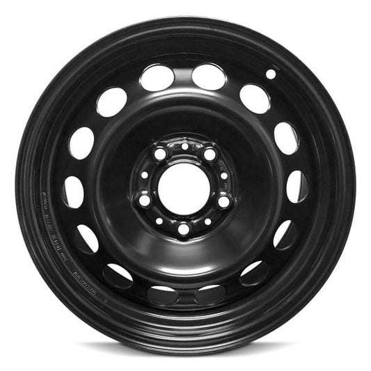 Wheel For 1999-2000 BMW 323i 16 inch Black 5 Lug Steel Rim Fits R16 Tire