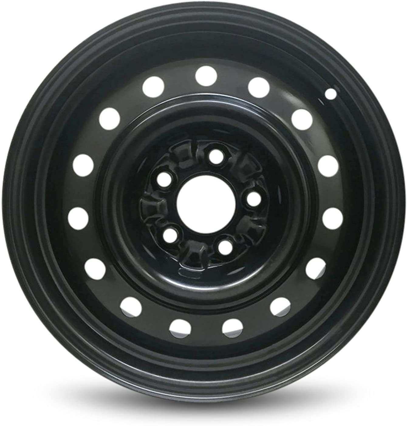 Wheel For 2002-2006 Nissan Altima 16 inch 5 Lug Black Steel Rim Fits R16 Tire