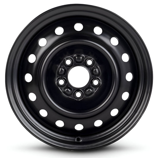 Wheel For 2006-2011 Chevy HHR 2004-2008 Chevy Malibu 16 inch 5 Lug Black Steel Rim Fits R16 Tire