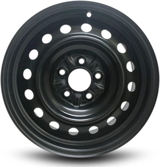 Wheel For 2006-2010 Hyundai Sonata 16 inch 5 Lug Black Steel Rim Fits R16 Tire