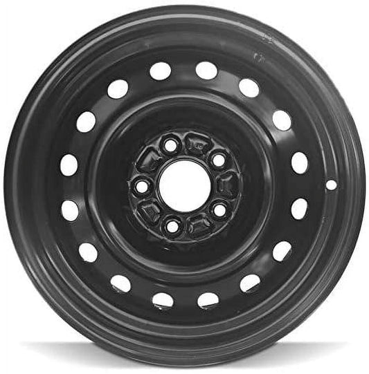 Wheel For 2006-2012 Ford Fusion 16 inch 5 Lug Black Steel Rim Fits R16 Tire