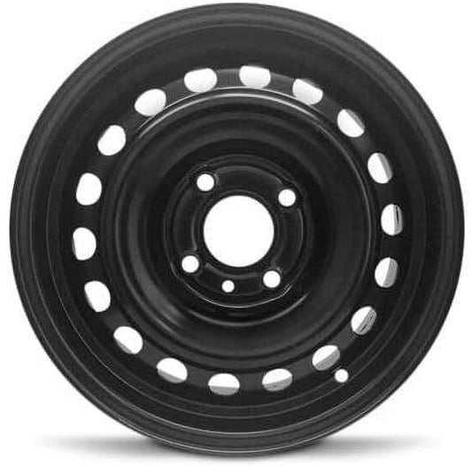 Wheel For Nissan Versa 2007-2012 15 inch 4 Lug Black Steel Rim Fits R15 Tire