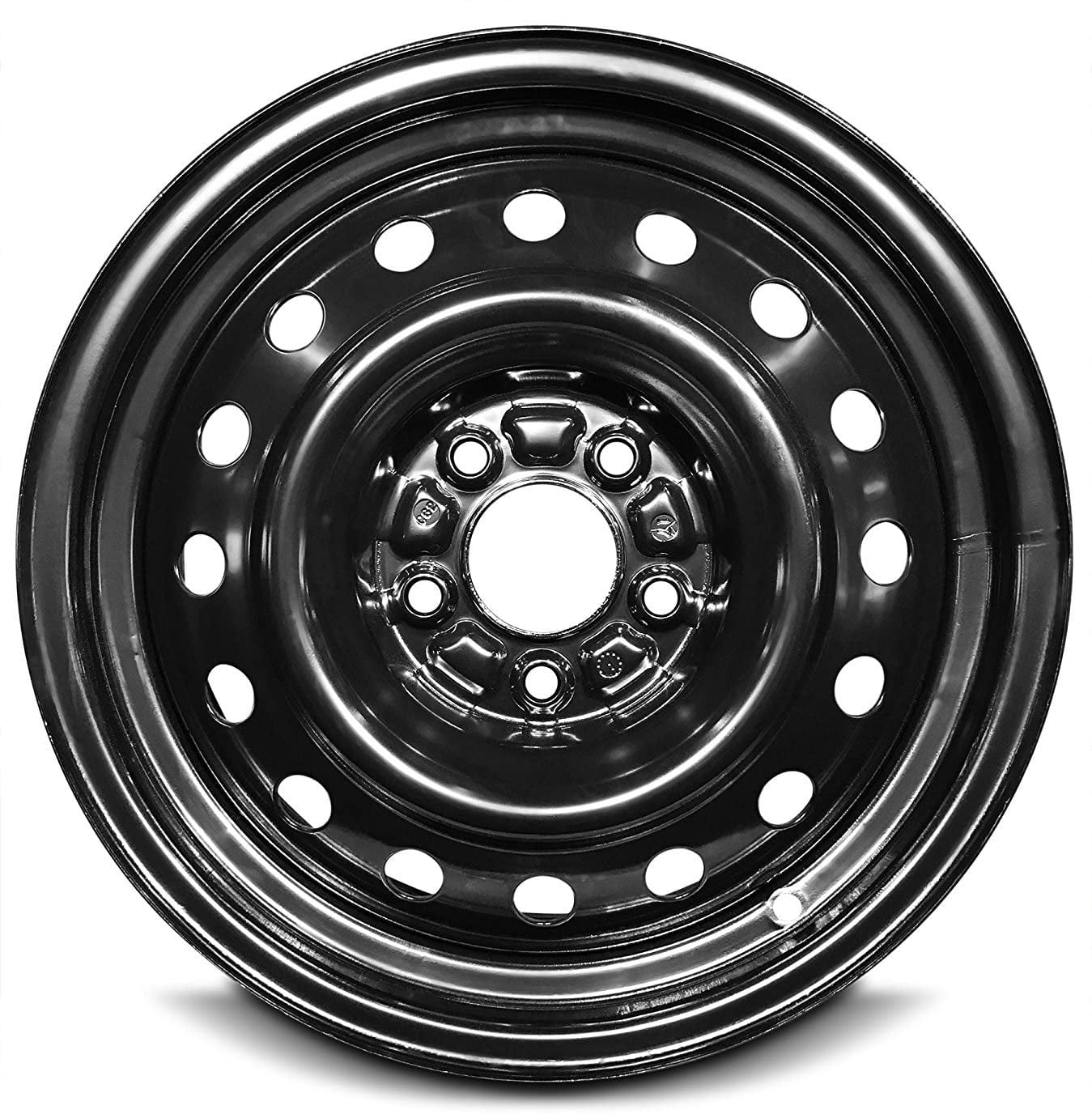 Wheel For 2008-2010 Dodge Avenger 16 inch 5Lug Black Steel Rim Fits R16 Tire