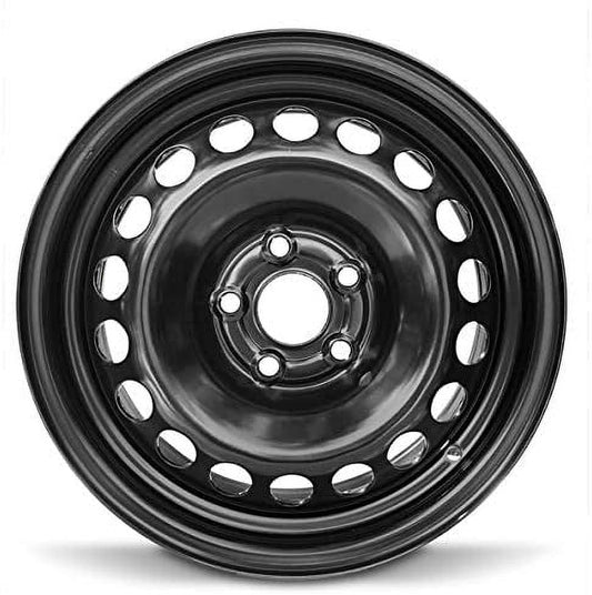 Wheel For 2017-2018 Chevrolet Sonic 15 inch 5 Lug Black Steel Rim Fits R15 Tire