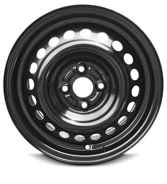 Wheel Rim For Honda Civic 2013-2015 15 Inch Black Steel Rim - OE Direct Replacement