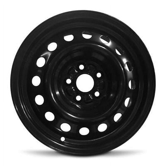 Wheel Rim for 1990-1999 Toyota Celica 15 in Black Steel Rim Direct Fit