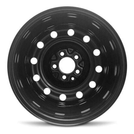 Wheel Rim for 2002-2010 ford Explorer 16x6.5 in Painted Black Steel Rim Direct Fit