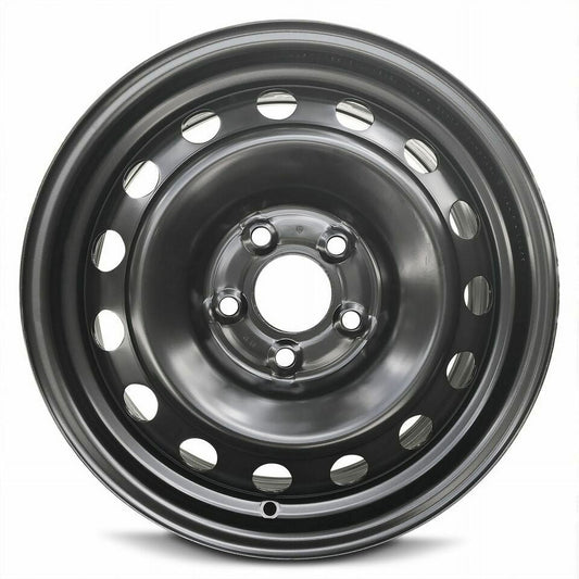 Wheel Rim for 2004-2009 Mazda 3 16 in Black Steel Rim Direct Fit