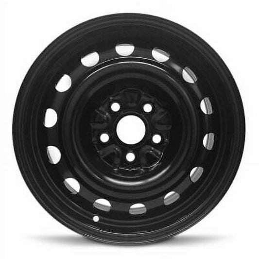 Wheel Rim for 2009-2015 Volkswagen Tiguan 16 in Black Steel Rim Direct Fit