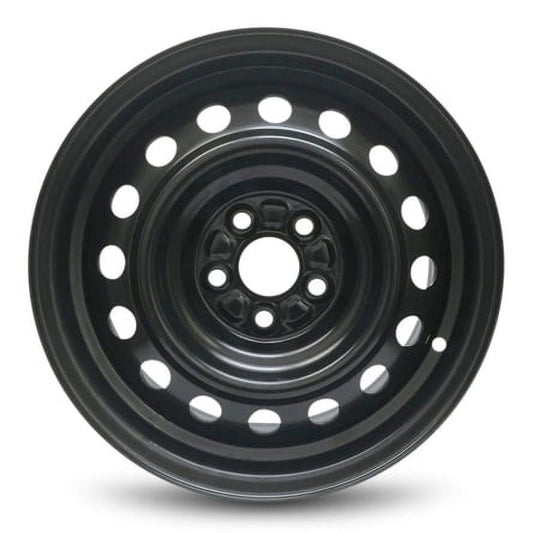 Wheel Rim for 2009-2020 Toyota Corolla 15x6 in Painted Black Steel Rim Direct Fit