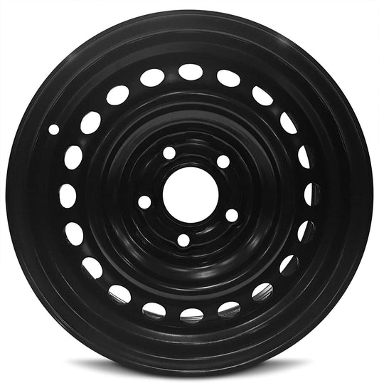 Wheel Rim for 2010-2013 Kia Soul 15 in Black Steel Rim Direct Fit