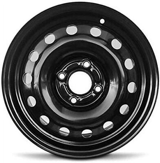Wheel Rim for 2011-2018 ford Focus Fiesta 15 in Black Steel Rim Direct Fit