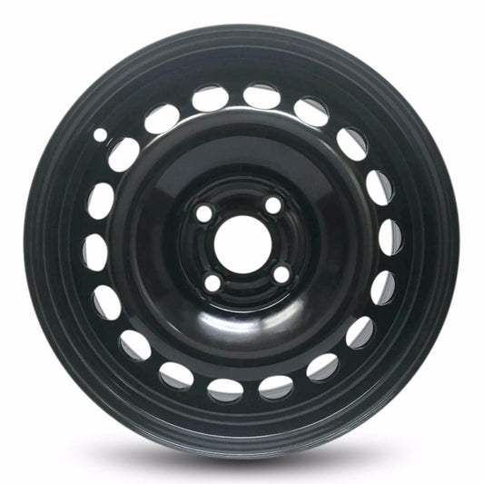 Wheel Rim for 2018-2020 Chevrolet Bolt 15 in Black Steel Rim Direct Fit