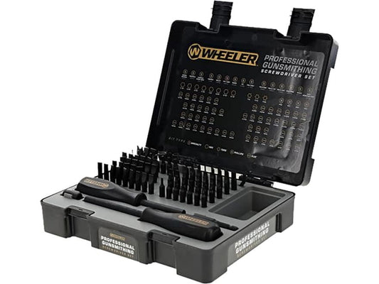 Wheeler Engineering Professional Gunsmithing Screwdriver Set, Hollow-Ground Flat