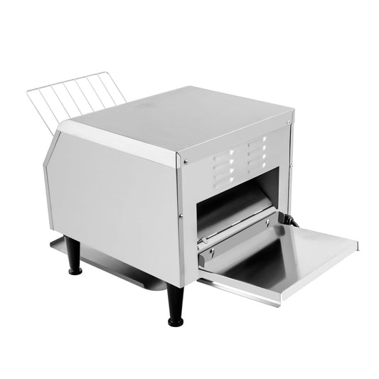 Wildnix Conveyor Toaster with 2200W High-Power, Stainless Steel Construction, Adjustable Heating Modes, and Multi-Speed Control – Toasts 300 Slices Per Hour, Easy to Operate and Clean