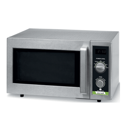 Winco (EMW-1000SD) Spectrum Commercial Microwave, Dial Stainless Steel, 1,000 W
