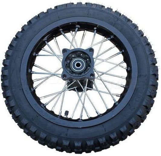 X-PRO 14" Rear Wheel 80/100-14 with 15mm Bearing Assembly for Dirt Bikes
