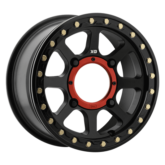 XD Powersports Cast Aluminum Rim XS234 14X7 4X137 S-BLK 38MM, XS23447048738