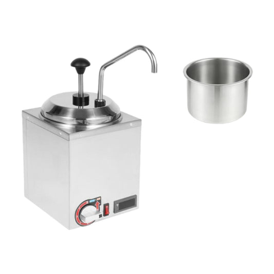 YWJLQH Cheese Dispenser Large Capacity Sauce Warmer for Butter Hot Chocolate Peanut