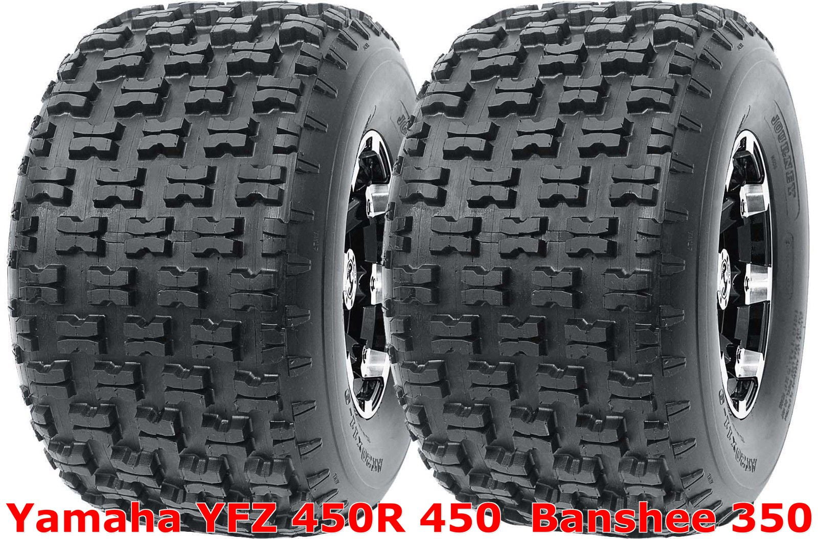 Yamaha YFZ 450R 450 Banshee 350 Set 2 Rear 20x10-9 20x10x9 Sport ATV Tires