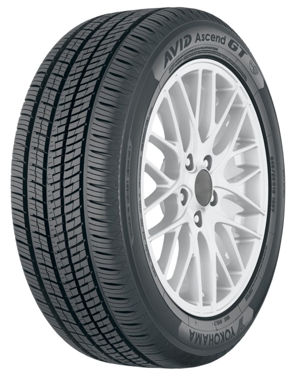 Yokohama Avid Ascend GT All Season 185/55R15 82V Passenger Tire Fits: 2017-22 Chevrolet Spark ACTIV, 2013-16 Chevrolet Spark LT