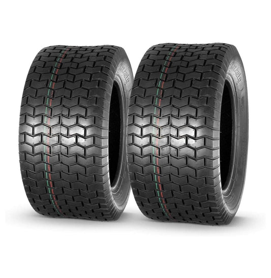 Zhongpeng 22x9.5-12 22x9.5x12 Turf Tires for Lawn & Garden Mower 4 Ply, Set of 2