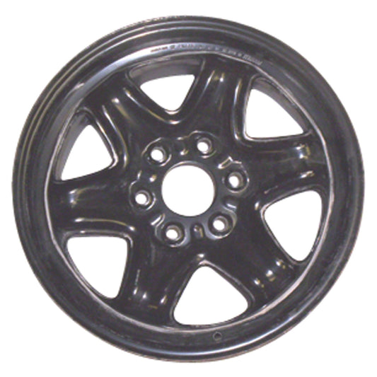 Remanufactured Painted Black Steel Wheel 17 x 7.5 9598970 fits 2009-2017 Chevrolet Traverse