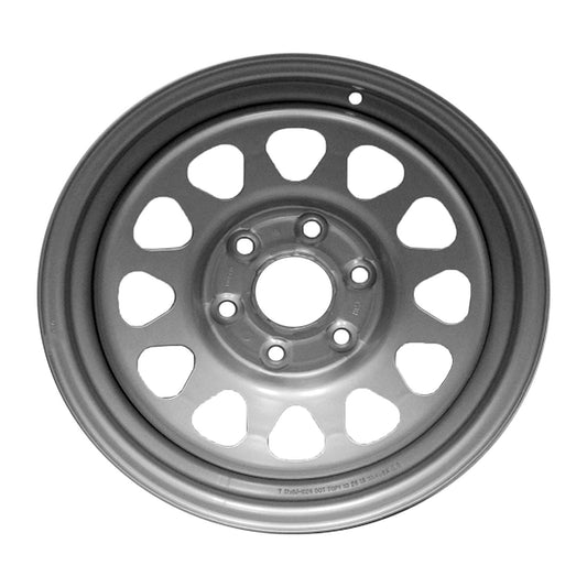 Remanufactured Painted Silver Steel Wheel 17 x 8 fits 2018-2022 Chevrolet Silverado 1500