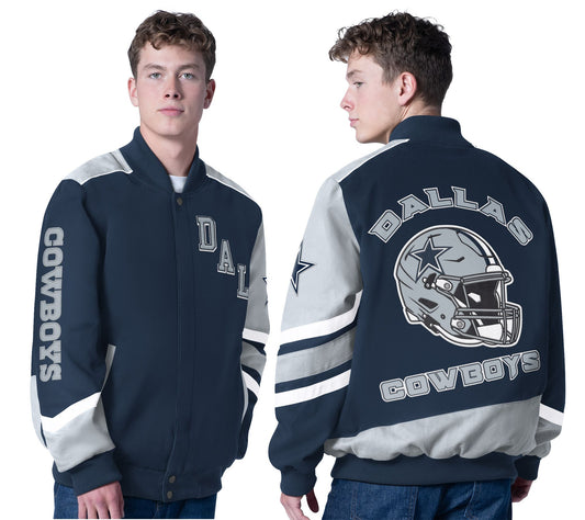 NFL Officially Licensed Dallas Snapfront Racing Jacket