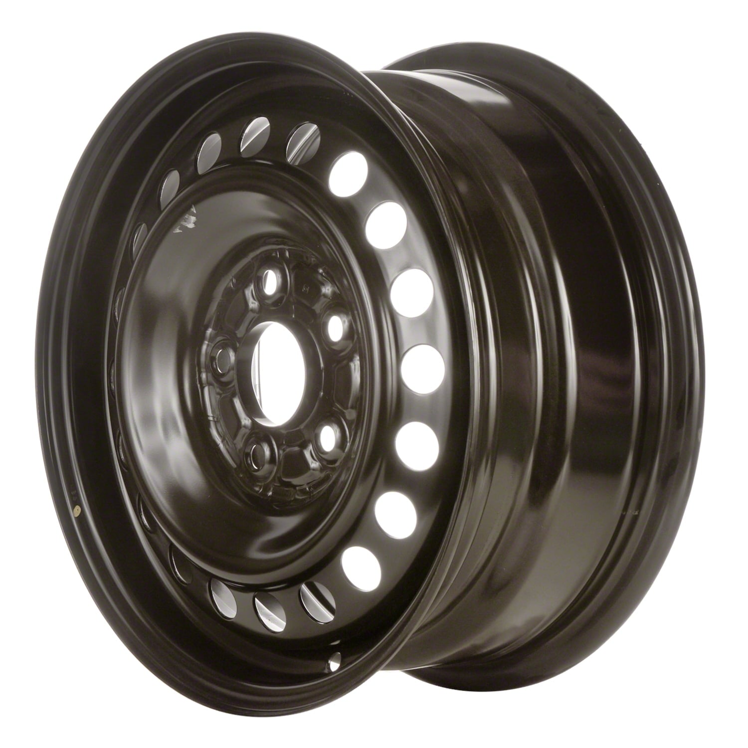 Remanufactured Painted Black Steel Wheel 15 x 6.5 42700SDAA91 fits 2003-2007 Honda Accord