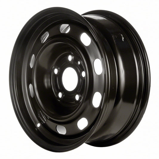 Remanufactured Painted Black Steel Wheel 17 x 7 fits 2002-2010 Dodge Ram 1500