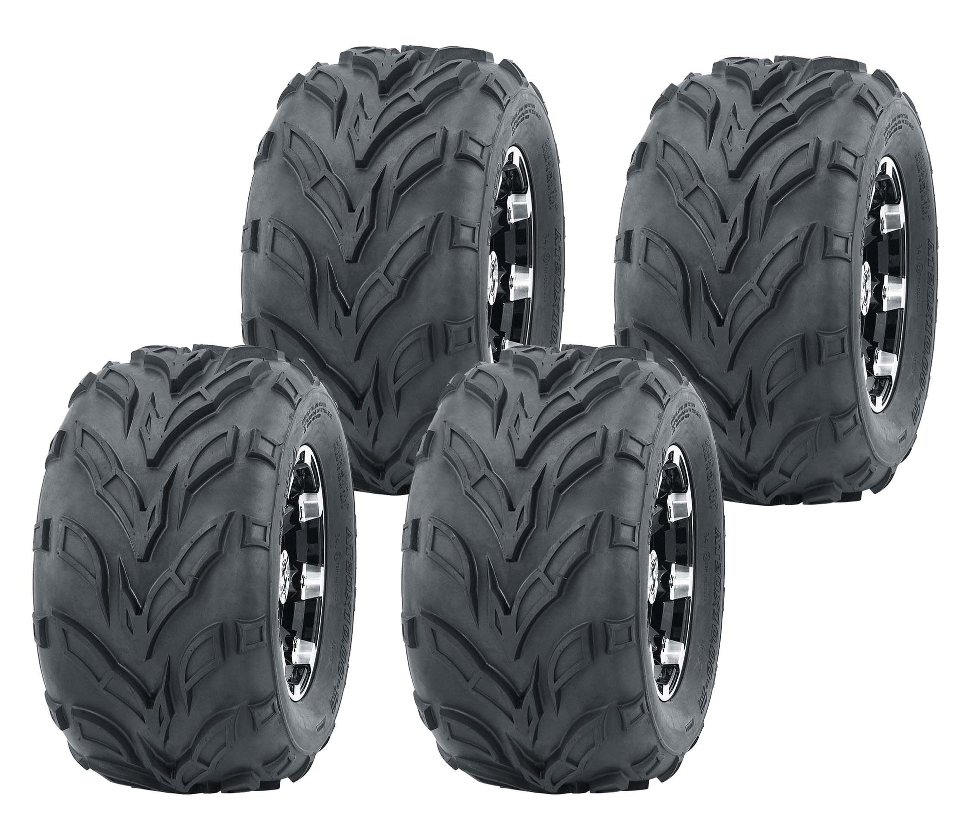 Set of 4 WANDA Go Cart ATV tires 16x6-8 16x6x8 4PR