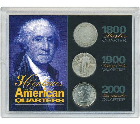 3 Centuries of American Quarters