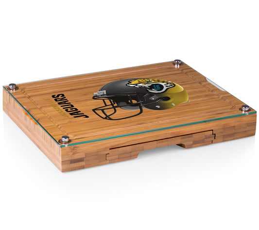 Picnic Time NFL Concerto Glass Top Cheese Cutting Board