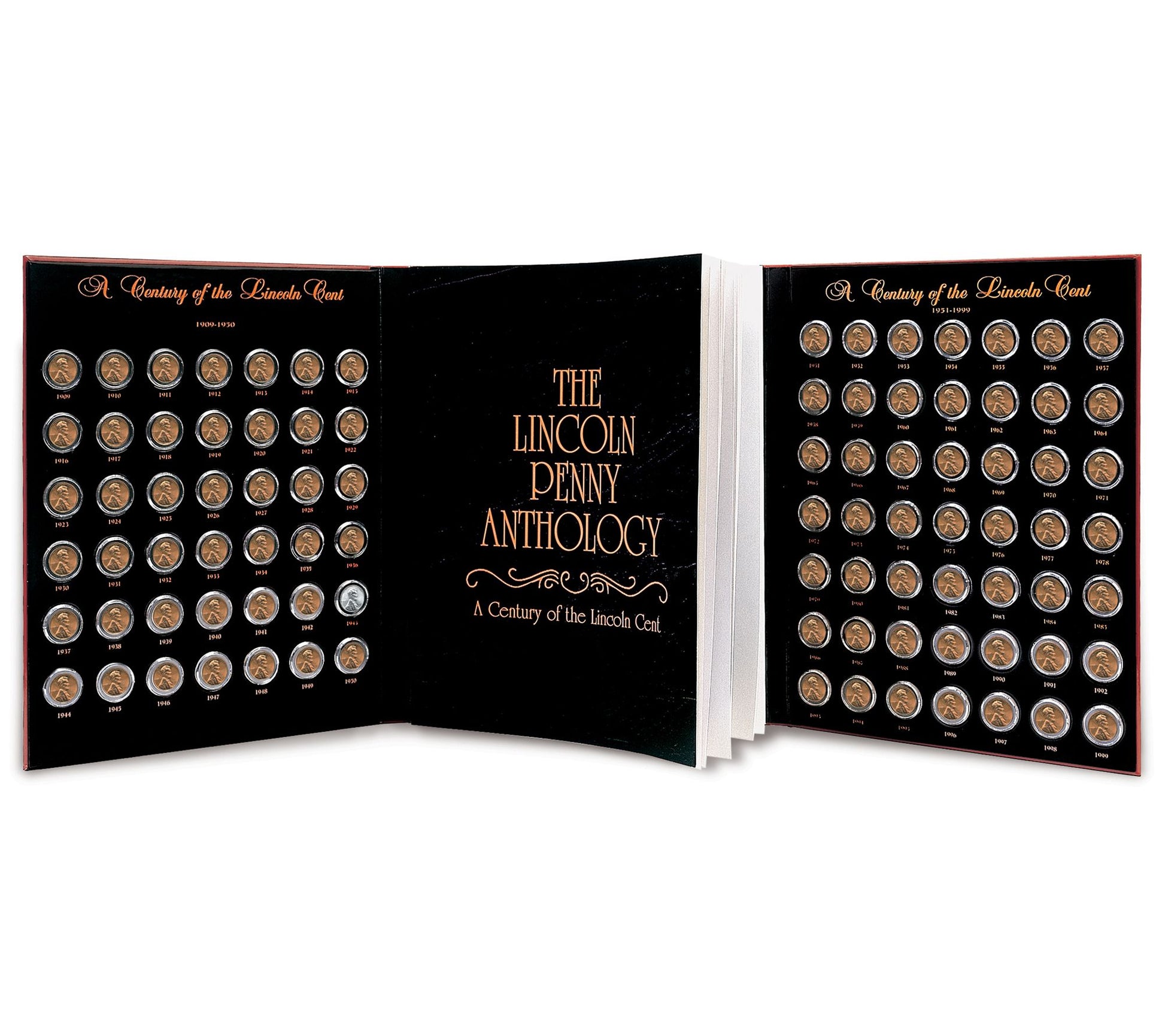 American Coin Treasures Lincoln Penny Book andCoin Set