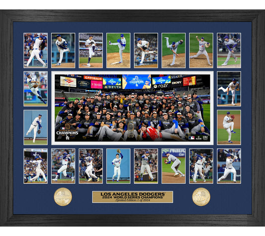 Highland Mint Dodgers 2024 World Series MomentsFrame