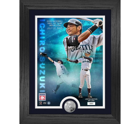 Highland Mint Ichiro Suzuki Hall of Fame SilverCoin Photo