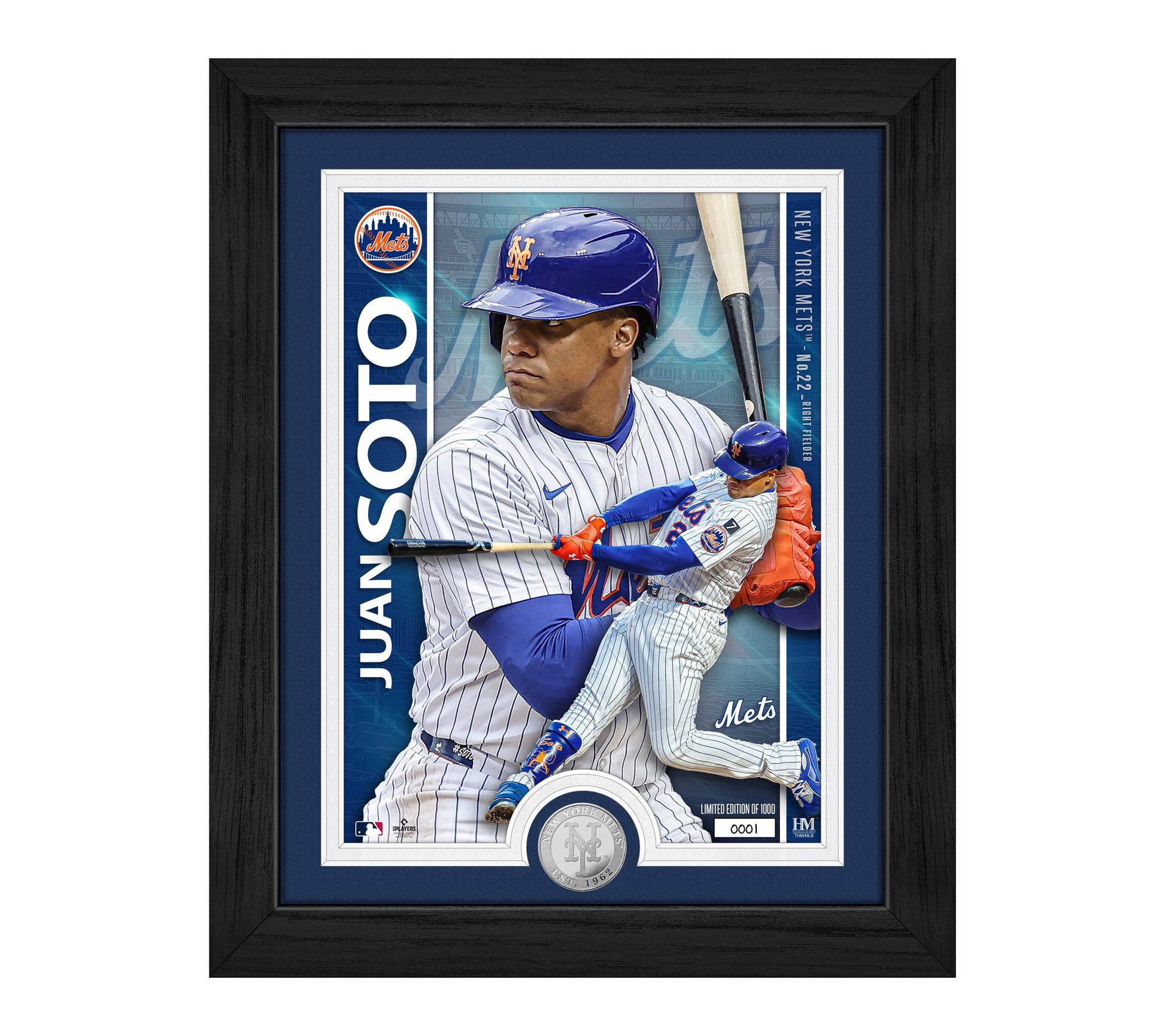 Highland Mint Juan Soto Artist Proof Silver Coin Photo Mint