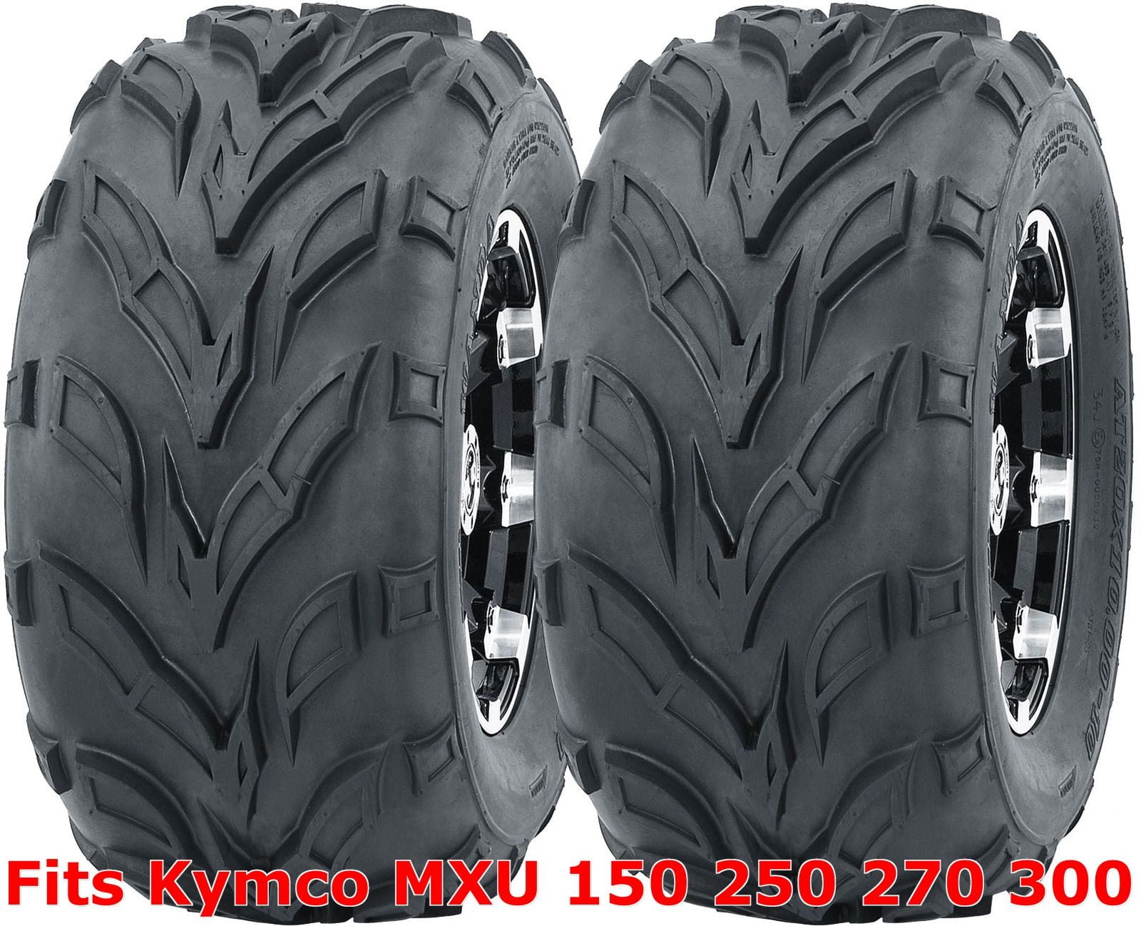 2 WANDA ATV Rear Tires Set 22x10-10 Kymco MXU 150 250 270 300 Sport P361