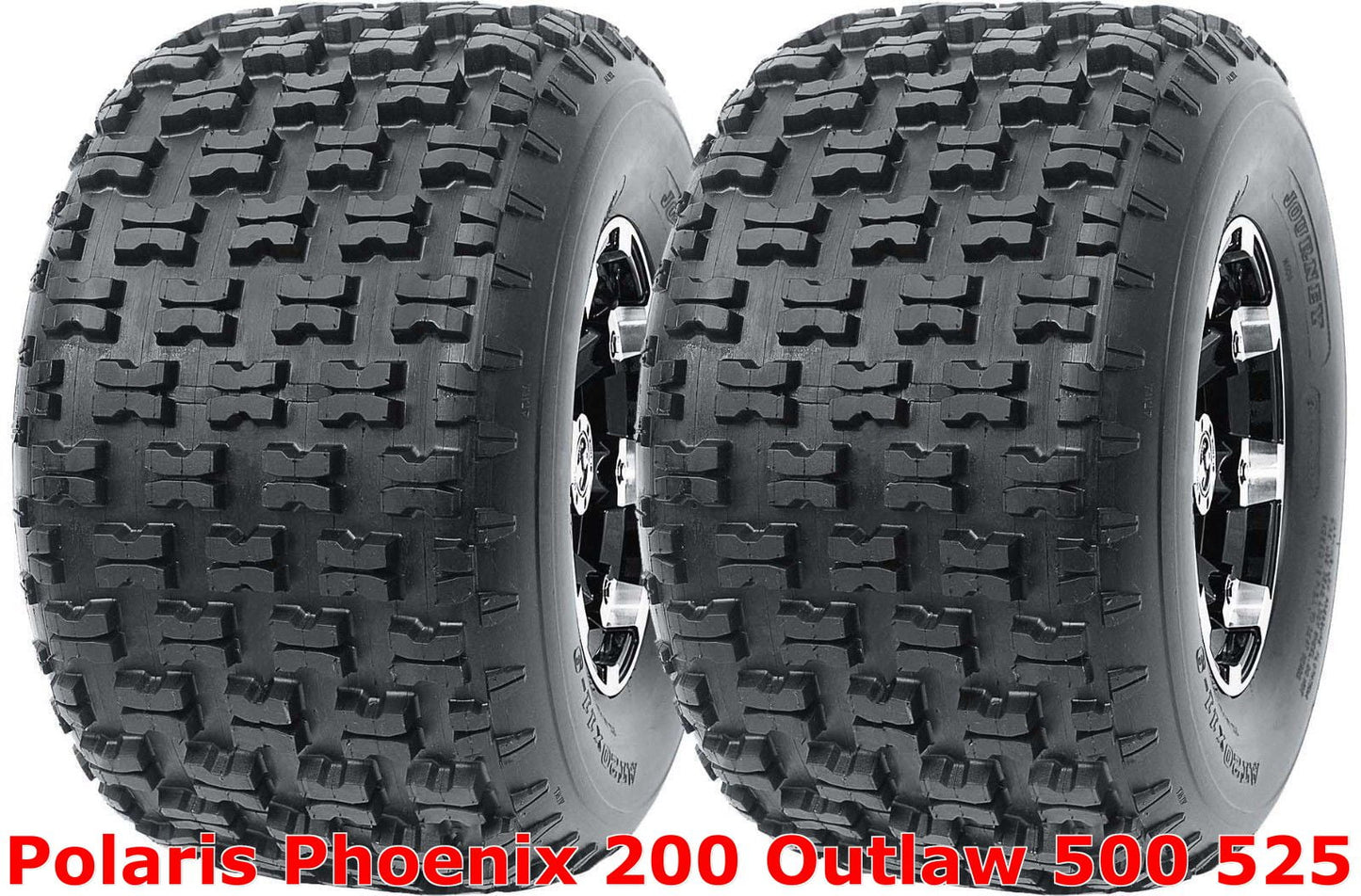 Polaris Phoenix 200 Outlaw 500 525 Set 2 Rear 20x10-9 20x10x9 Sport ATV Tires