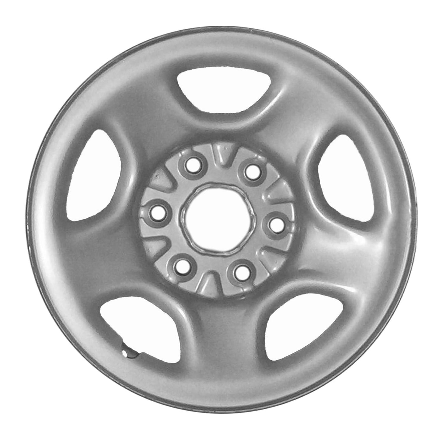 Remanufactured Painted Silver Steel Wheel 16 x 6.5 9595393 fits 2003-2008 Chevrolet Express 1500